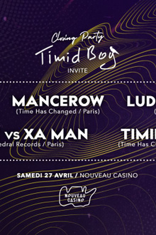 Timid Boy Invite: Mancerow, Ludo di Lucci, Nabin, Antz vs Xa Man, Timid Boy