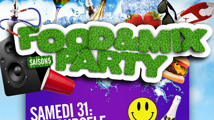 FOOD AND MIX PARTY Be Yourself - Moet Ice Edition  avec Dj's Noise et Skay