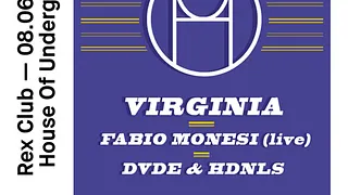 House OF Underground: Virginia, Fabio Monesi Live, Dvde & Hdnls