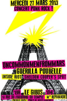 Guerilla poubelle + Uncommonmenfrommars