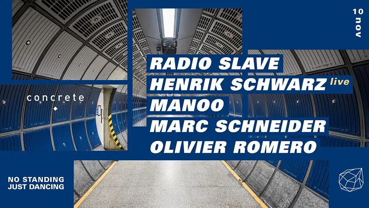 Concrete: Radio Slave, Henrik Schwarz, Manoo, Marc Schneider