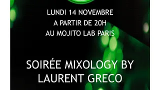 soirée mixology by laurent greco