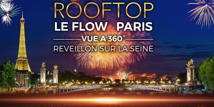 ROOFTOP BOAT DELUXE VUE TOUR EIFFEL & FEU D' ARTIFICE ARC ( BATEAU CLUB & ROOFTOP VUE A 360° )