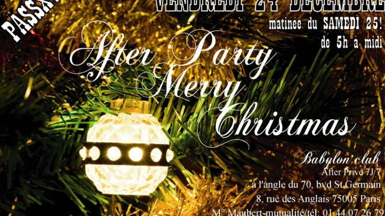 After Party "MERRY CHRISTMAS"