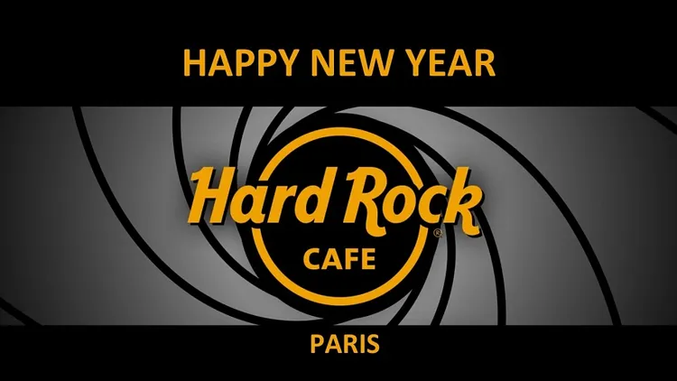 Nouvel An au Hard Rock Cafe Paris : Nom de code 007
