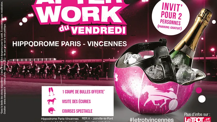 After Work du Vendredi sur l'Hippodrome Paris-Vincennes