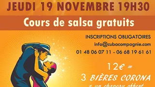 Soirée Salsa au restaurant Cuba Compagnie Paris 11