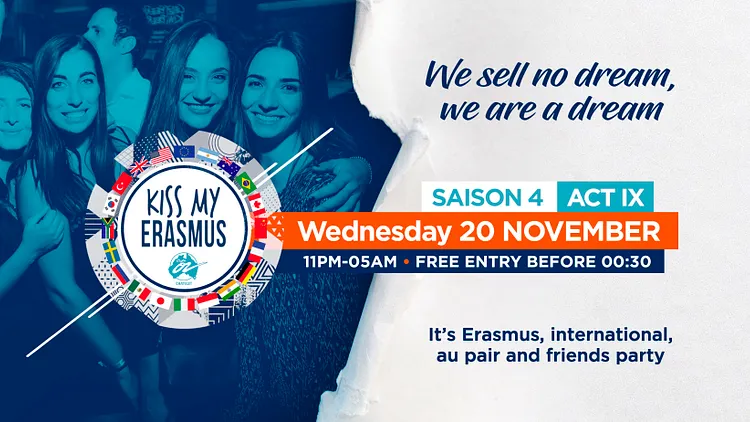 KISS MY ERASMUS at Café Oz