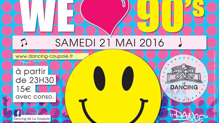 soirée WE lOVE 90's