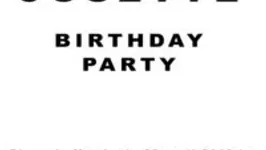Josette Birthday Party