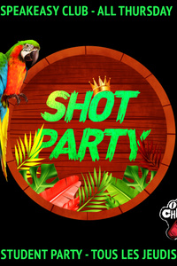 SHOT PARTY - O'CHUPITO - mercredi 24 avril