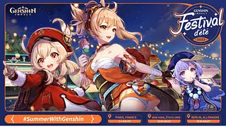 Le festival d'été de genshin impact 2023 débarque en juillet à Paris