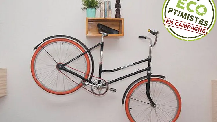 Atelier porte-vélo mural