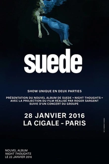 Suede en concert à La Cigale / Night Thoughts