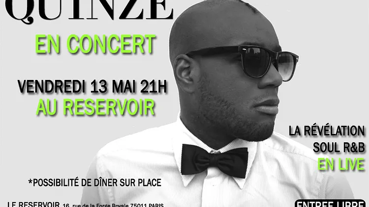 QUINZE + Live Band en concert