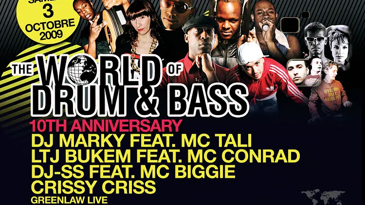 The World Of Drum&bass 10th B-day Avec Dj Marky...