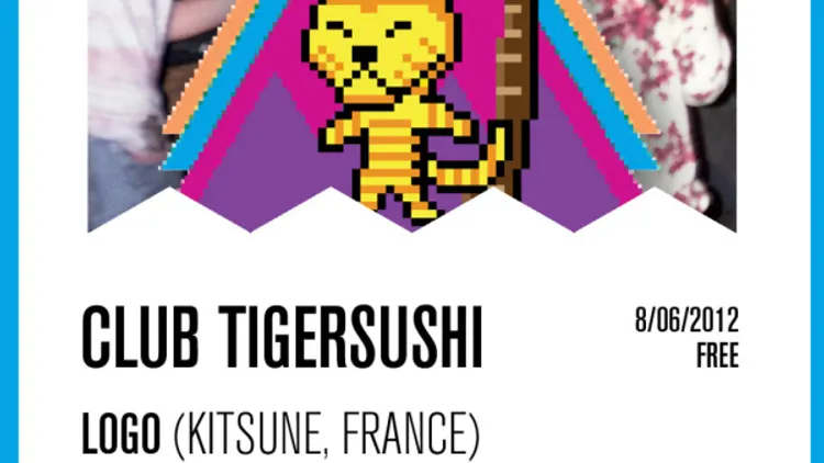 Club Tigersushi with Logo, Dye & Mattias.