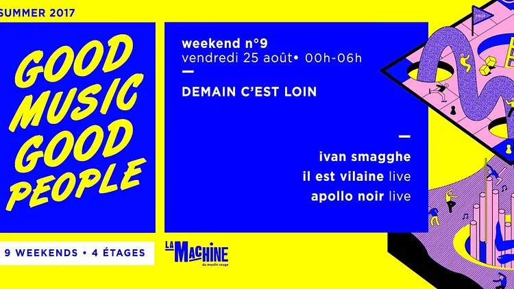 Demain C'est Loin • Ivan Smagghe – Il Est Vilaine– Apollo Noir