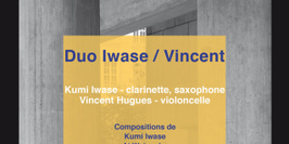 Cycle de musique contemporaine - Concert Duo Iwase/Vincent