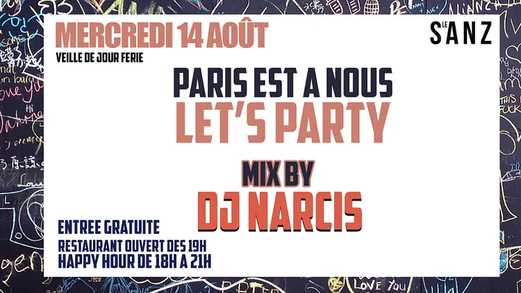 Paris est à nous, let's party !