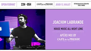 Aperomix by Café de la Presse with Joachim Labrande