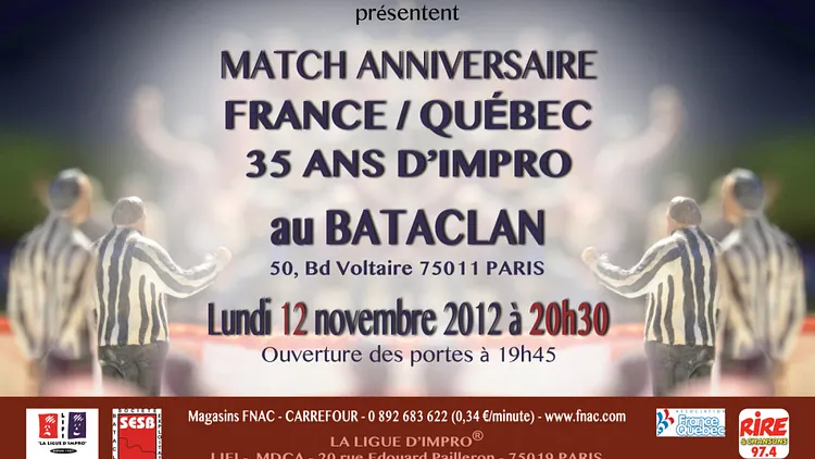 Match d'improvisation FRANCE QUEBEC