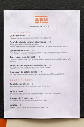 APU Restaurant Paris