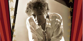 Bob Dylan and his band en concert