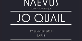 Naevus (solo & acoustique) et Jo Quail en concert
