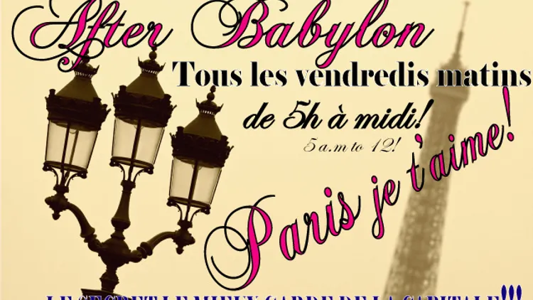After Party I love Paris