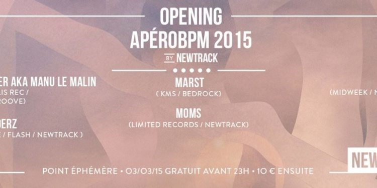 OPENING APÉROBPM 2015 BY NEWTRACK