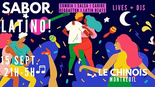 Sabor Latino ~ Soirée latin vibes live et clubbing cumbia, salsa, reggaeton & caribe l!