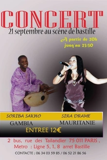 Sira Drame + Soriba Sakho en concert