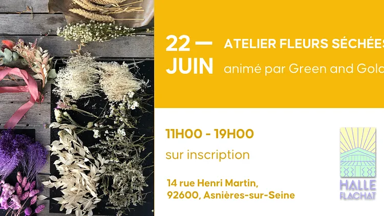 Atelier Fleurs Séchées - Green and Gold