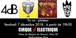 4dB et Bordelophone en concert au Cirque Electrique