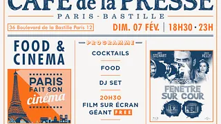 Food & Cinéma : Fenêtre Sur Cour