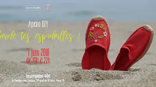 Apero DIY Brode tes espadrilles !