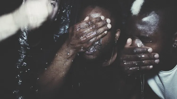 The Young Fathers + Law en concert