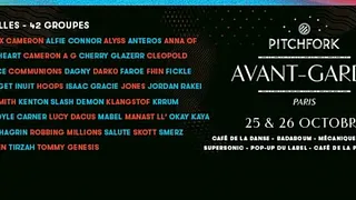 Pitchfork Avant-Garde 2016 // Au Supersonic //MARDI 25 OCTOBRE & MERCREDI 26 OCTOBRE