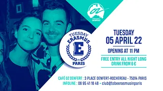 TUESDAY ERASMUS IN PARIS