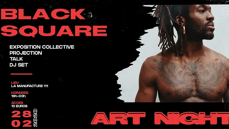 Black Square Art Night - Expo/Projection/Talk/Dj