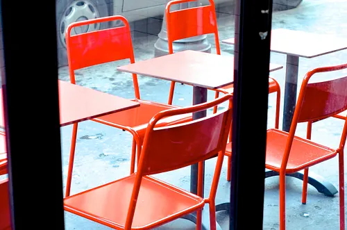 Burger and Fries Restaurant Paris