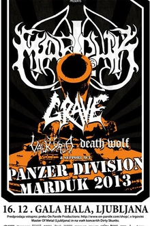 Marduk + grave + Valkyrja + Death Wolf + guest