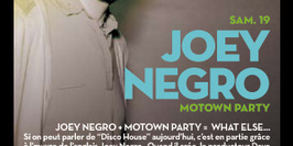 MOTOWN PARTY: JOEY NEGRO