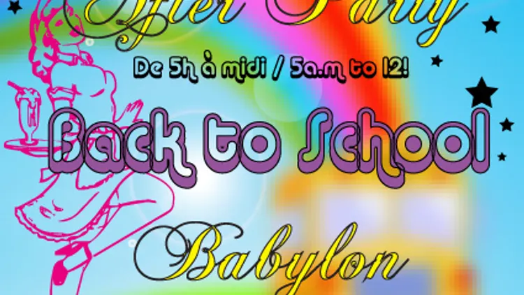 After party Back To School