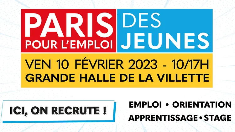 Ici, on recrute ! Paris pour l'emploi des jeunes