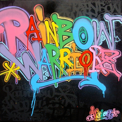 Rainbow Warrior, l'expo graffiti et funky