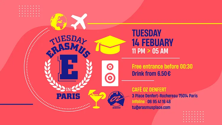 TUESDAY ERASMUS IN PARIS
