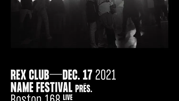 Name Festival Présente: Boston 168 Live, Adiel, APM001