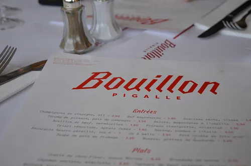 Bouillon Pigalle Restaurant Paris